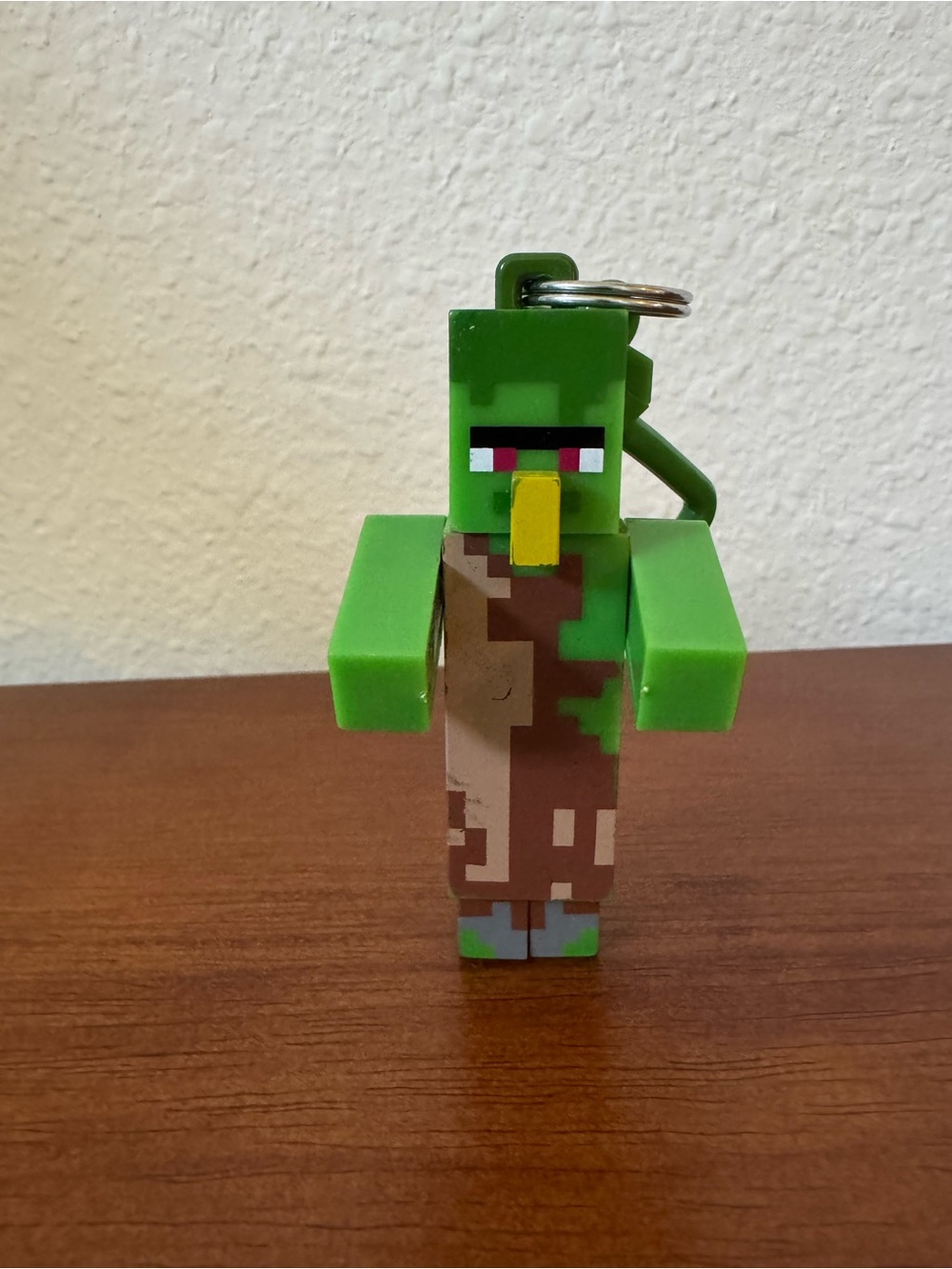 Minecraft Zombie Villager Backpack Clip Purse Hanger Arms Legs Head Moveable